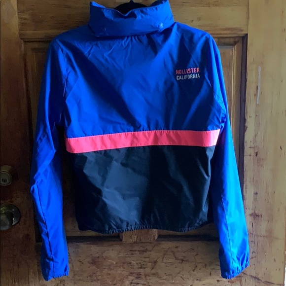 Jersey-Lined Full-Zip Windbreaker - Picture 2 of 4